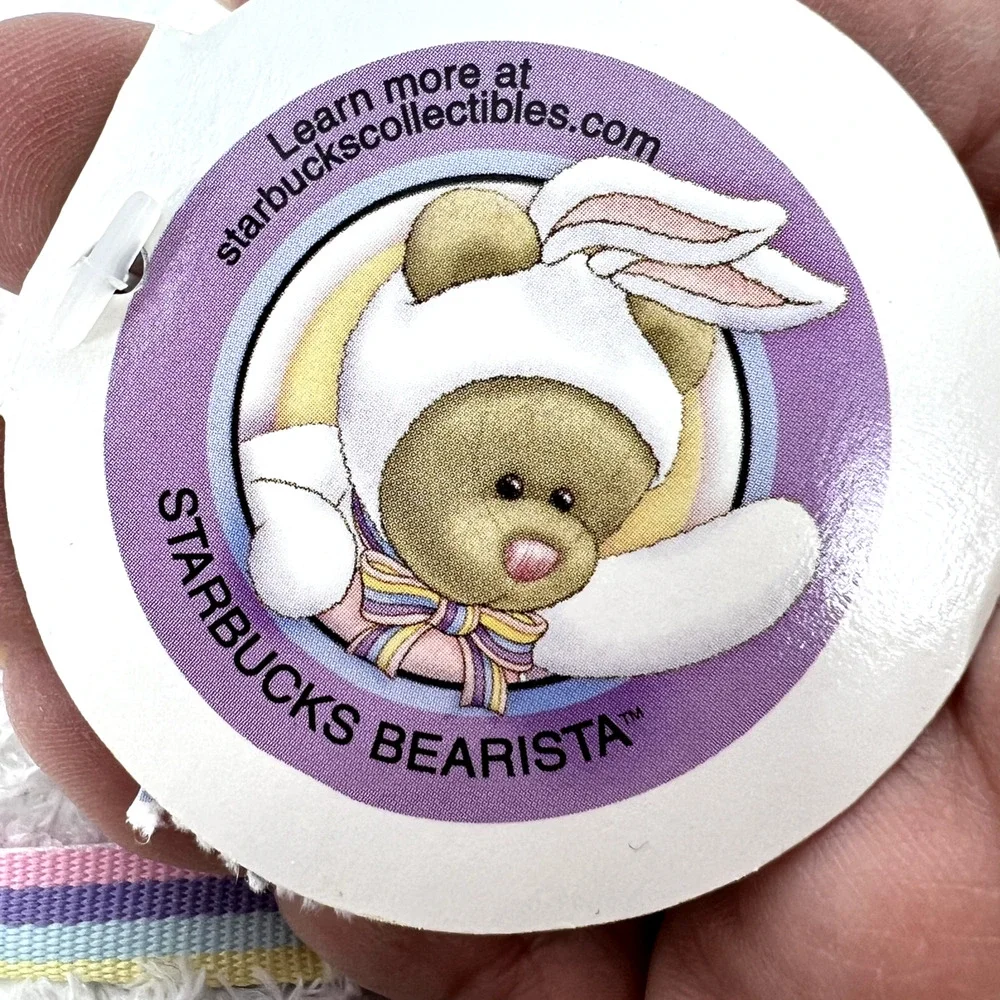 Starbucks 2003 Bearista Bear Easter Bunny Costume